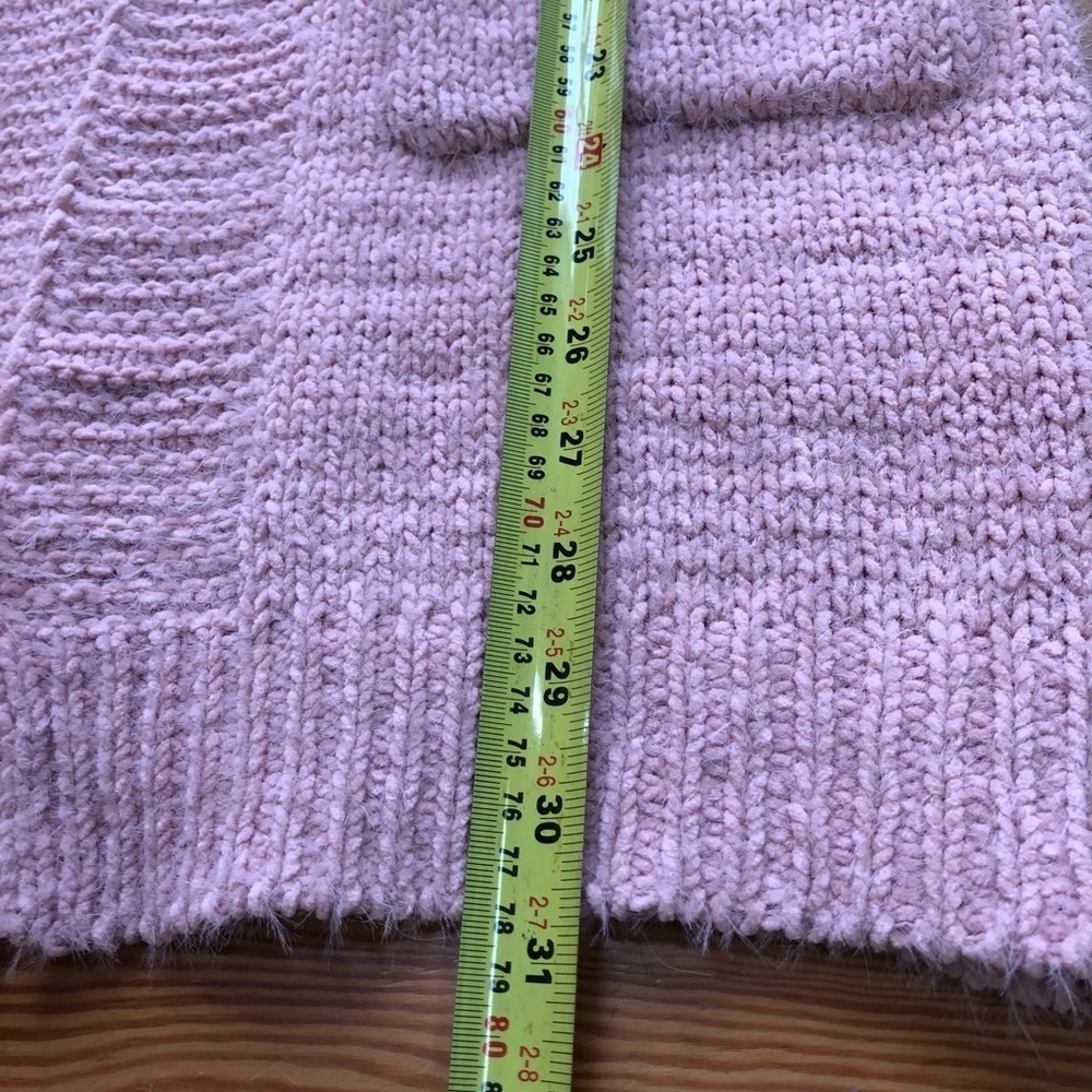 Esqualo dusty rose long open cardigan - Picture 12 of 13